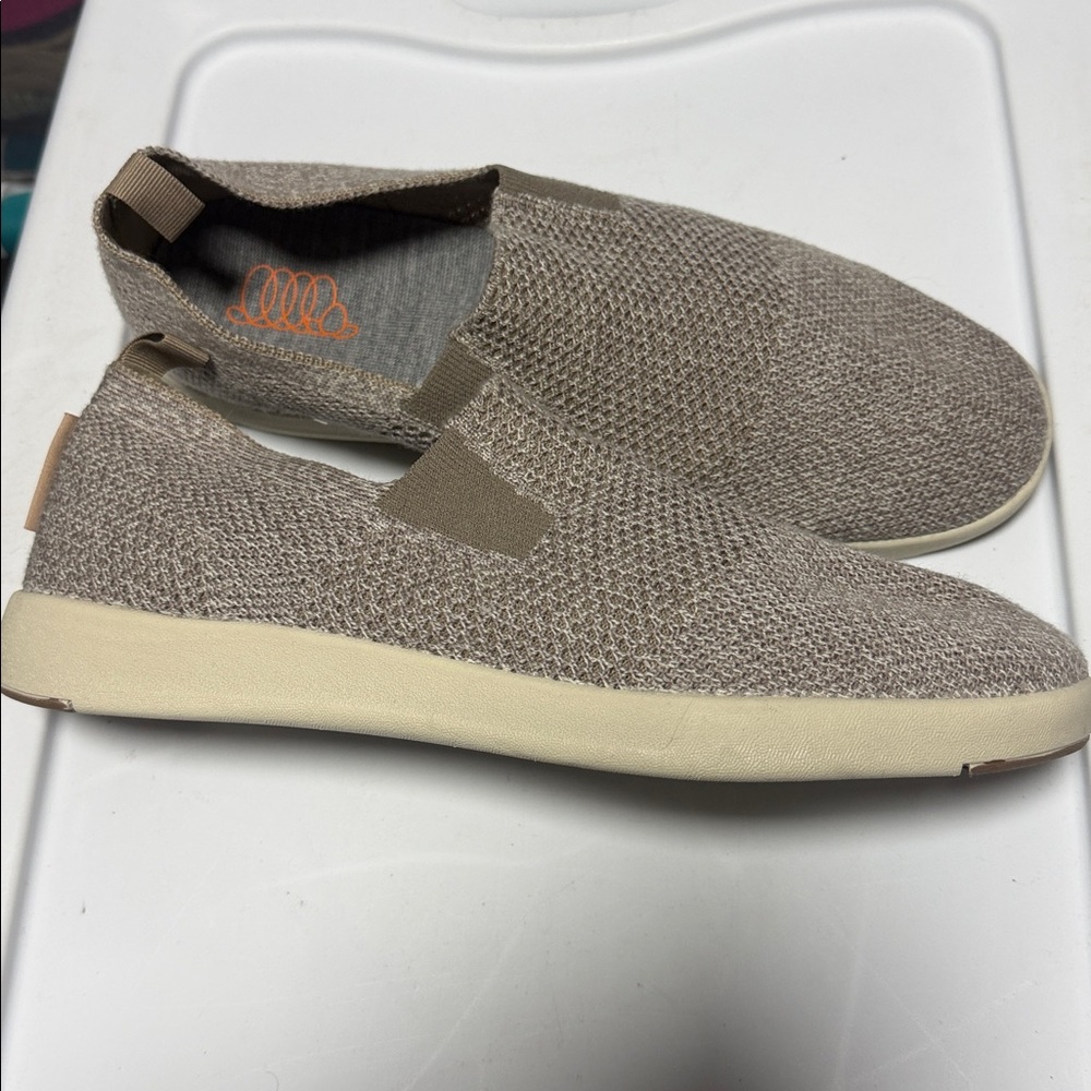 Woolloomooloo Suffolk Natural  Merino Wool Slip-On shoes men Size 43